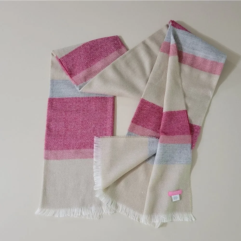 Isaac Mizrahi Herr Blanket Scarf Pebble Rose